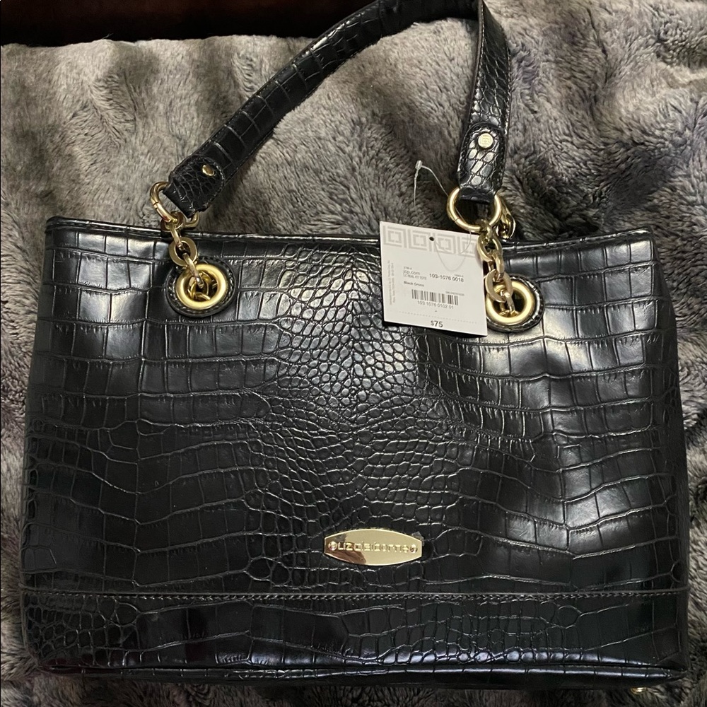 NWT Liz Claiborne faux leather purse